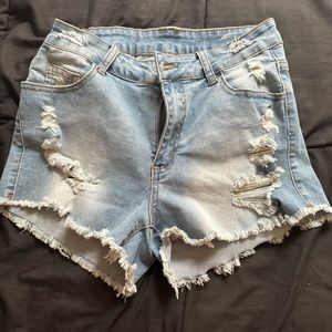 Blue Jean Short shorts